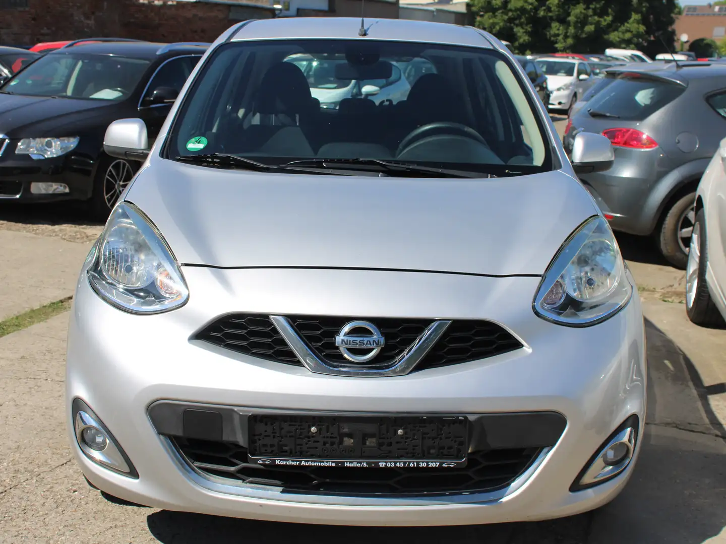 Nissan Micra Acenta*Klimatronic*SH*Allwetter*Tempomat*HUneu* Grau - 2