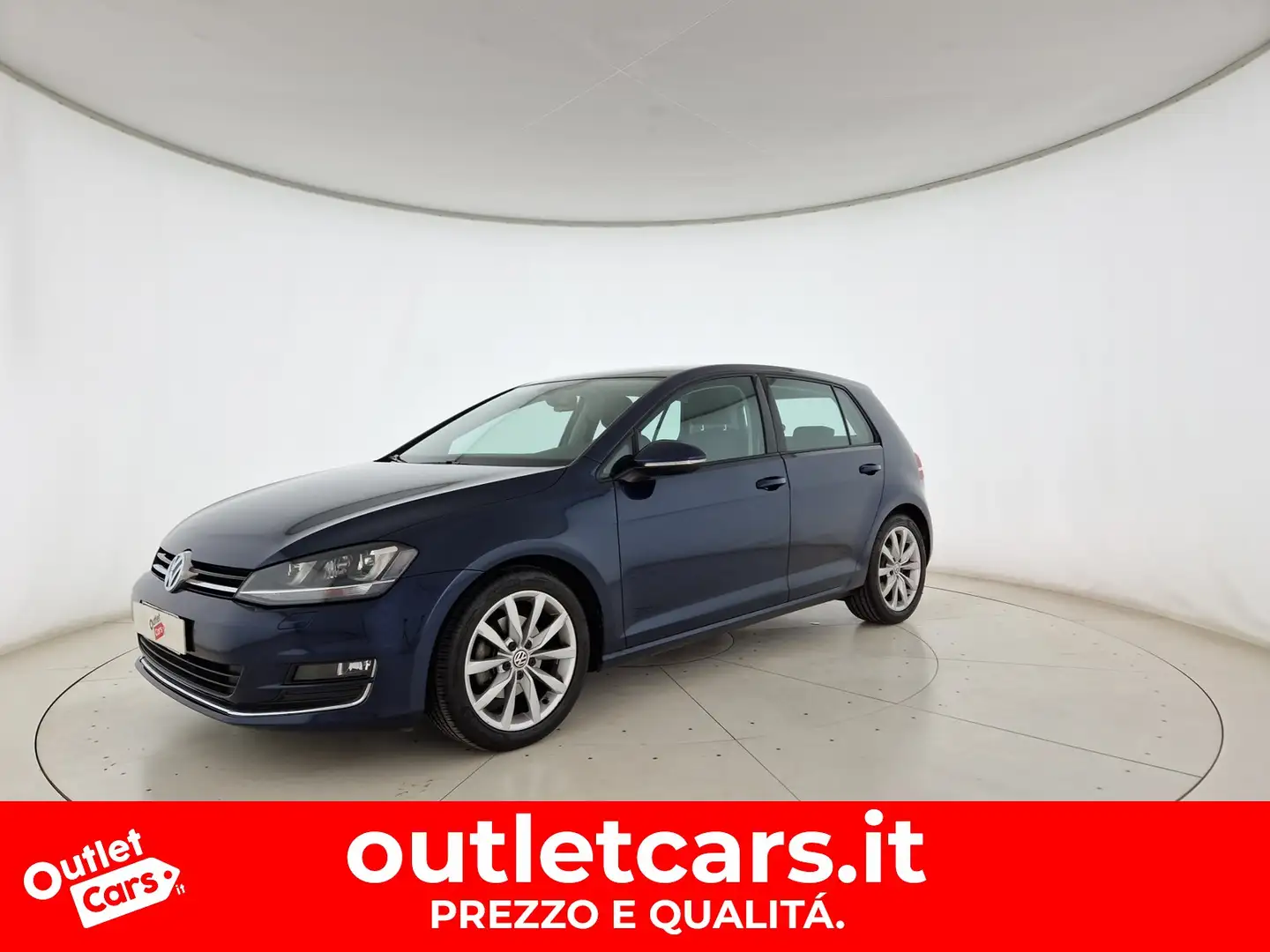 Volkswagen Golf 5p 1.4 tsi highline executive 125cv e6 Bleu - 1