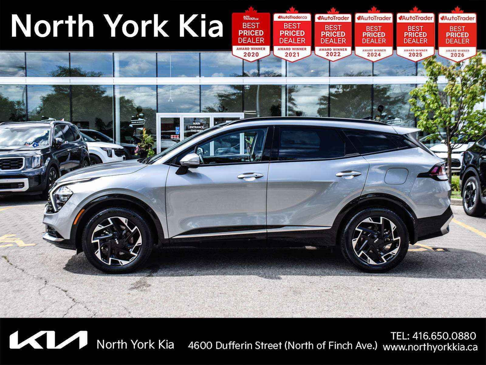 2025 Kia Sportage EX Premium AWD | NAVI | SUNROOF | LEATHER — снимка 1