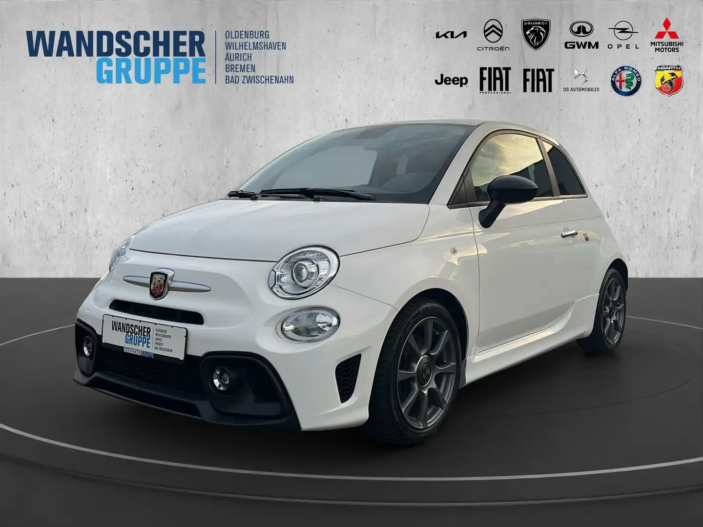 Abarth 595 MY22 1.4 T-Jet LM+PDC+KlimaA+Beats+Allwetter Weiß - 1