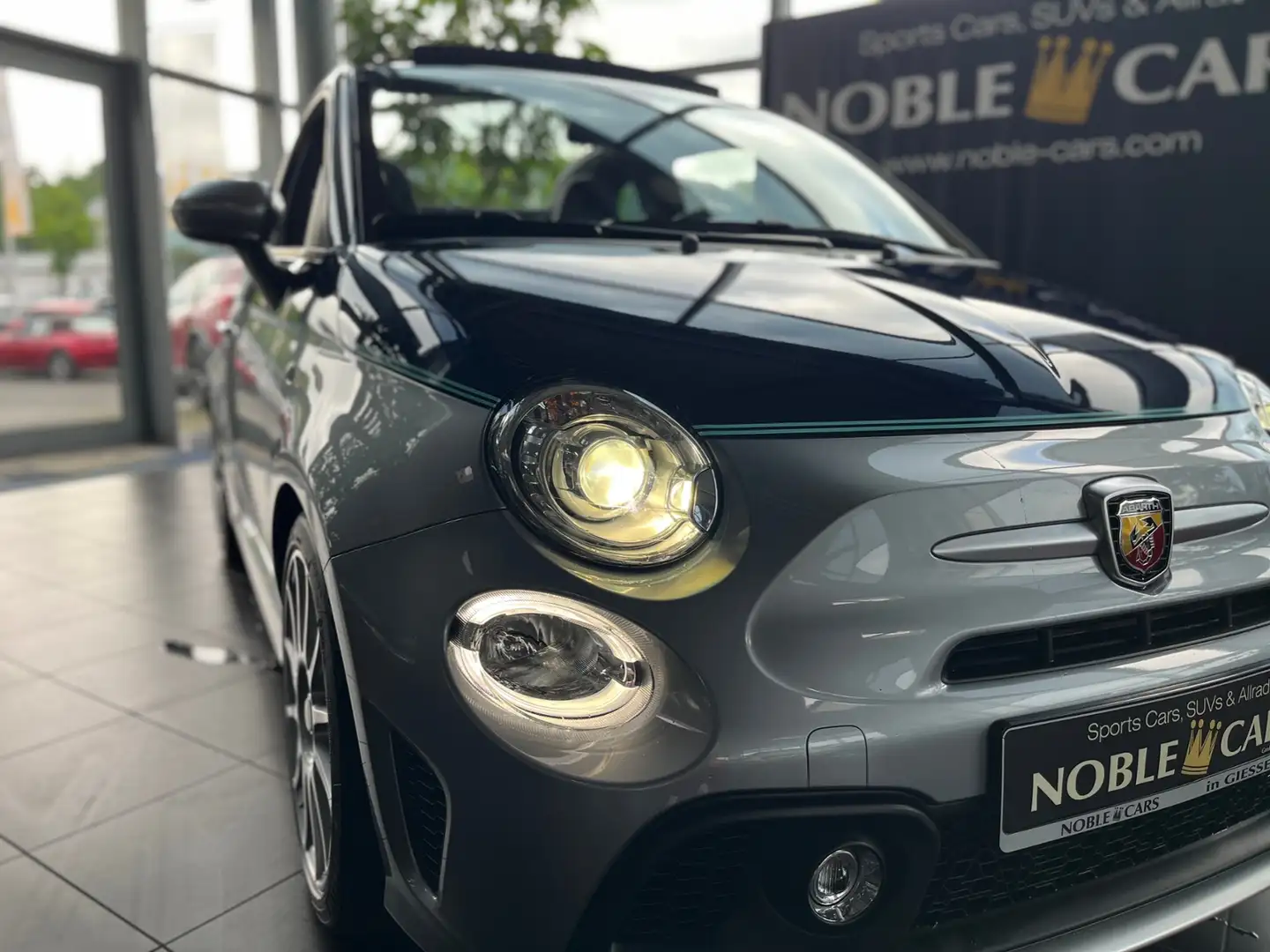 Abarth 695C Rivale Mahagoni LEDER Sitzheizung Blau - 2