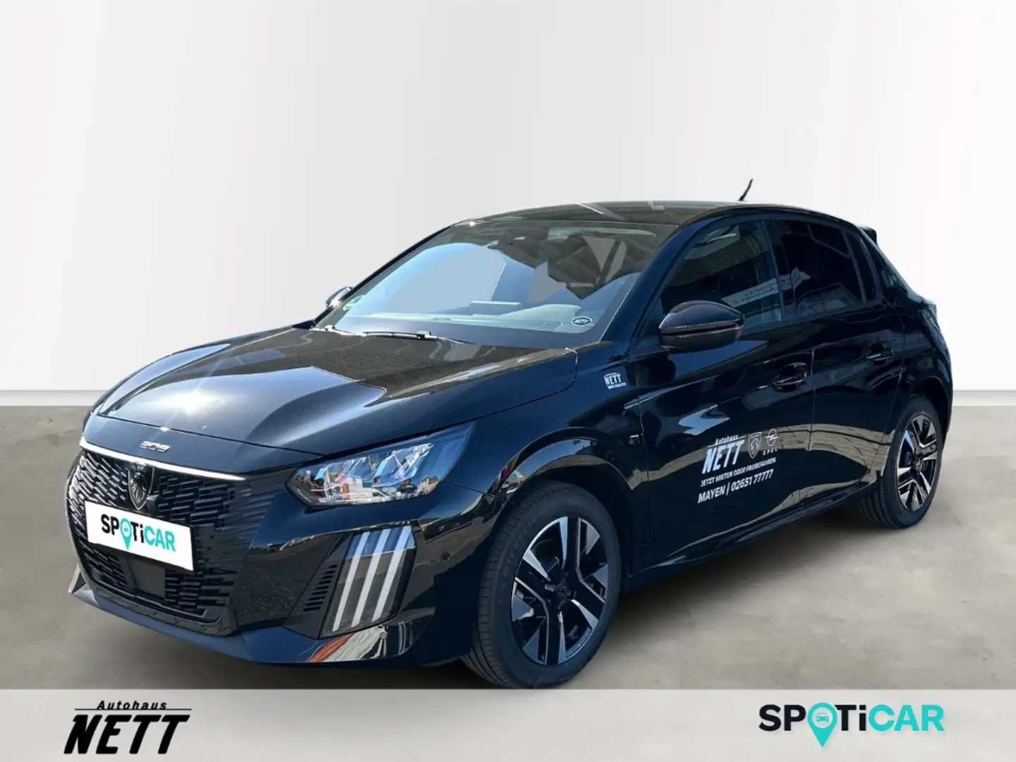 Peugeot 208 Allure Mild-Hybrid 100 e-DSC6 Schwarz - 1