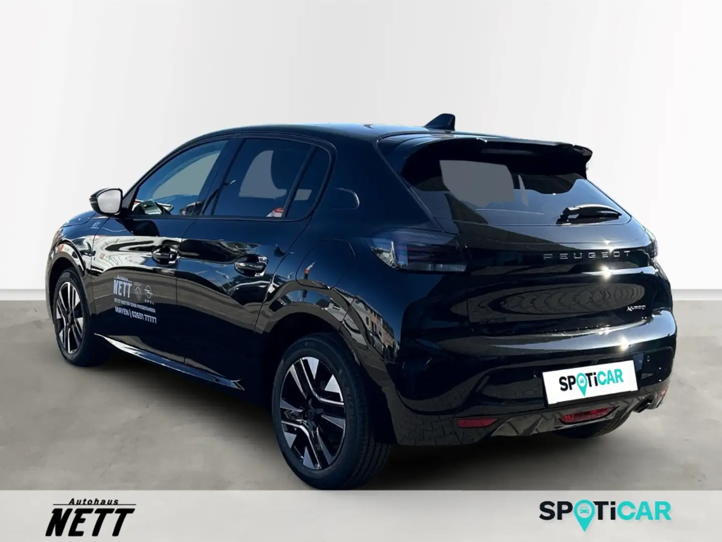 Peugeot 208 Allure Mild-Hybrid 100 e-DSC6 Schwarz - 2