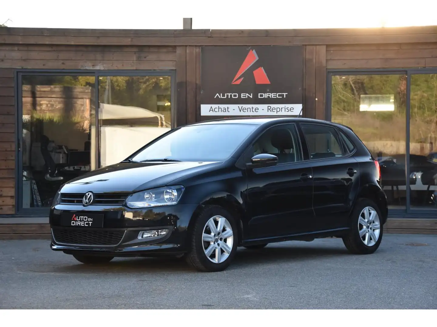 Volkswagen Polo Polo 1.6 16V TDI CR FAP - 90  V 6R Confortline PHASE 1 Noir - 1