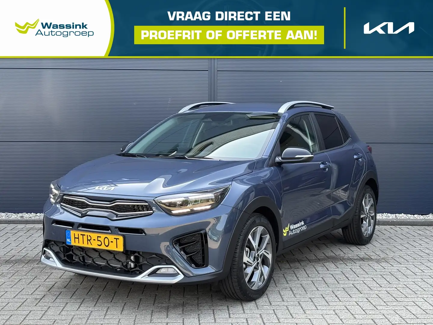 Kia Stonic 1.0 T-GDi MHEV 100pk GT-Line | Navigatie | Climate Blauw - 1