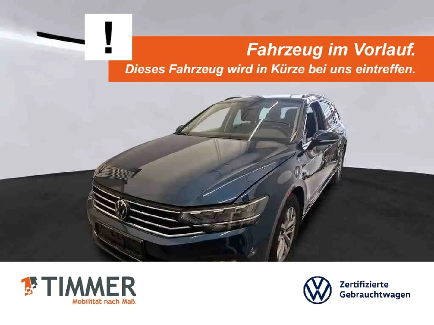 Volkswagen Passat Variant 2.0 TDI DSG BUSINESS +AHK +LED +ACC +RKAM +NAVI + Blau - 1