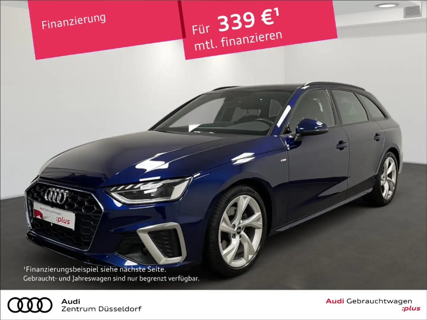 Audi A4 Avant S line 35 TDI tronic B&O PANO LEDER MMI Blau - 1