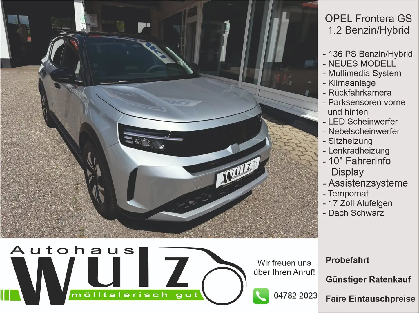 Opel Frontera 1.2 DI MHEV GS Aut. Plateado - 1