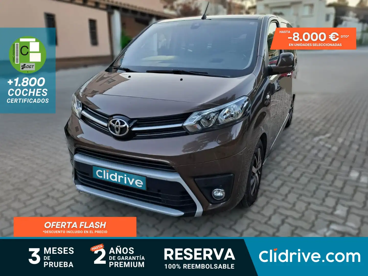 Toyota Proace Family L0 1.5D 8pl. Advance 120 Marrón - 1