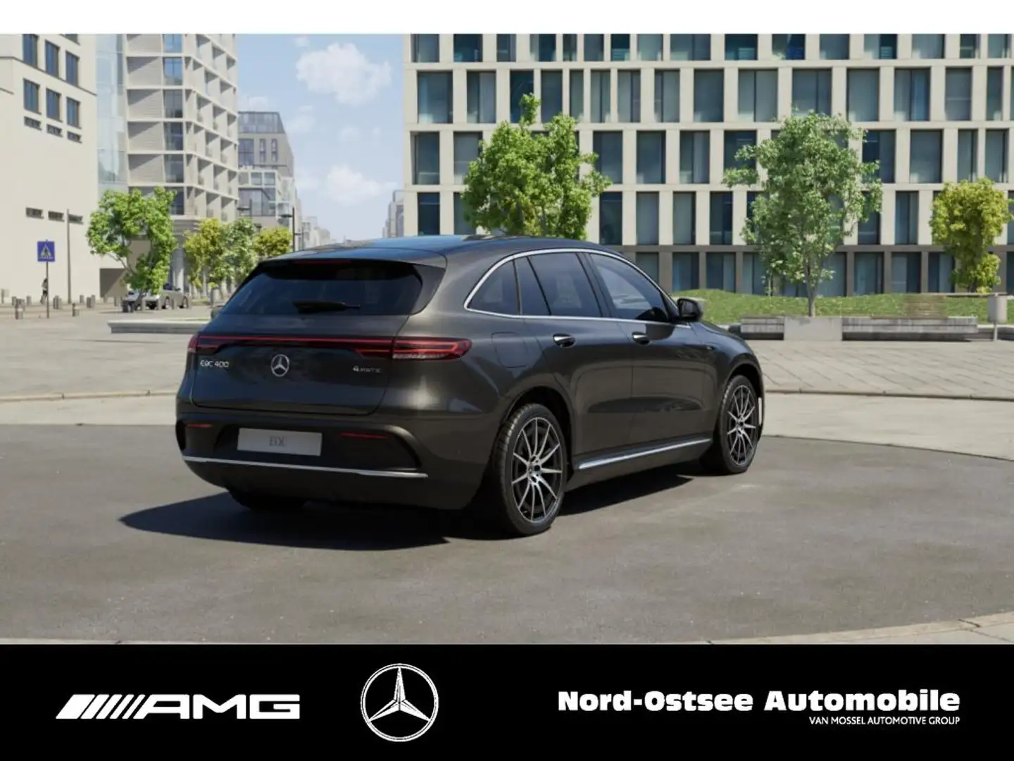 Mercedes-Benz EQC 400 4M AMG MEMORY NAVI MULTIBEAM 360° SHZ Grau - 2