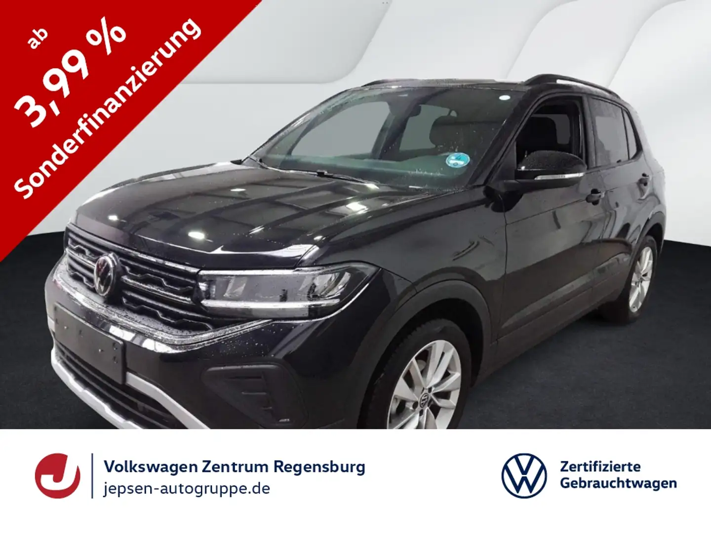 Volkswagen T-Cross Goal 1.0 TSI ACC LED AHK NAVI ParkAssist Schwarz - 1