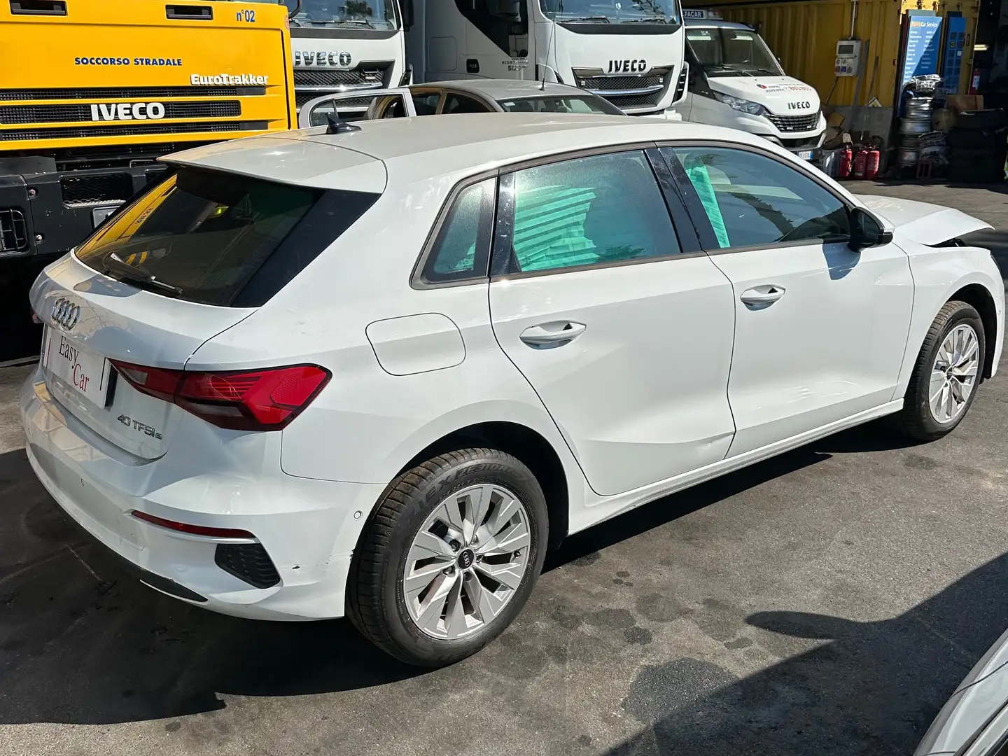 Audi A3 A3 SPB 40 1.4 tfsi e Business Advanced s-tronic Bianco - 2