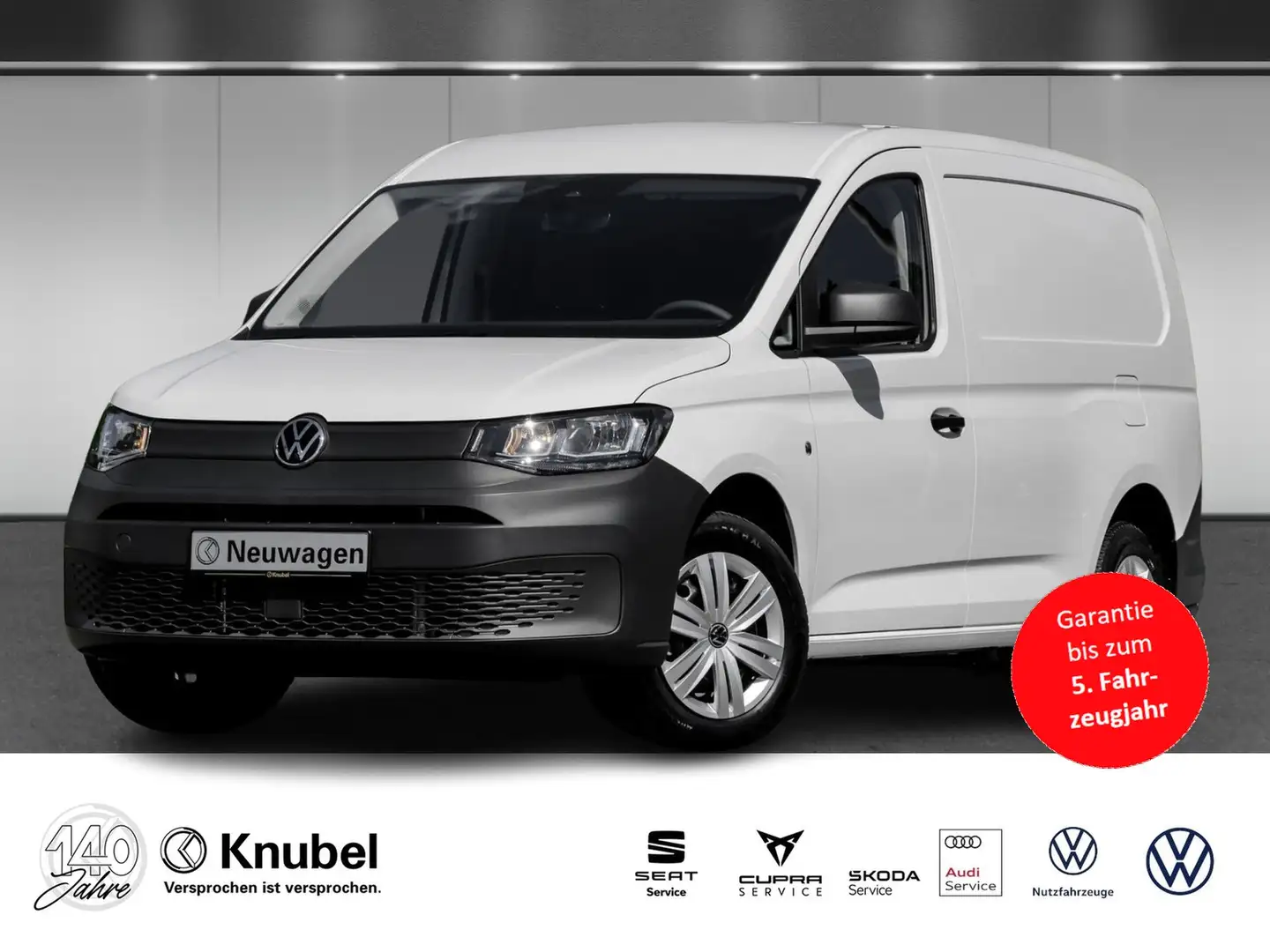Volkswagen Caddy Maxi Cargo 1.5 TSI AHKvorb. Ganzj.reifen LightAss. Weiß - 1