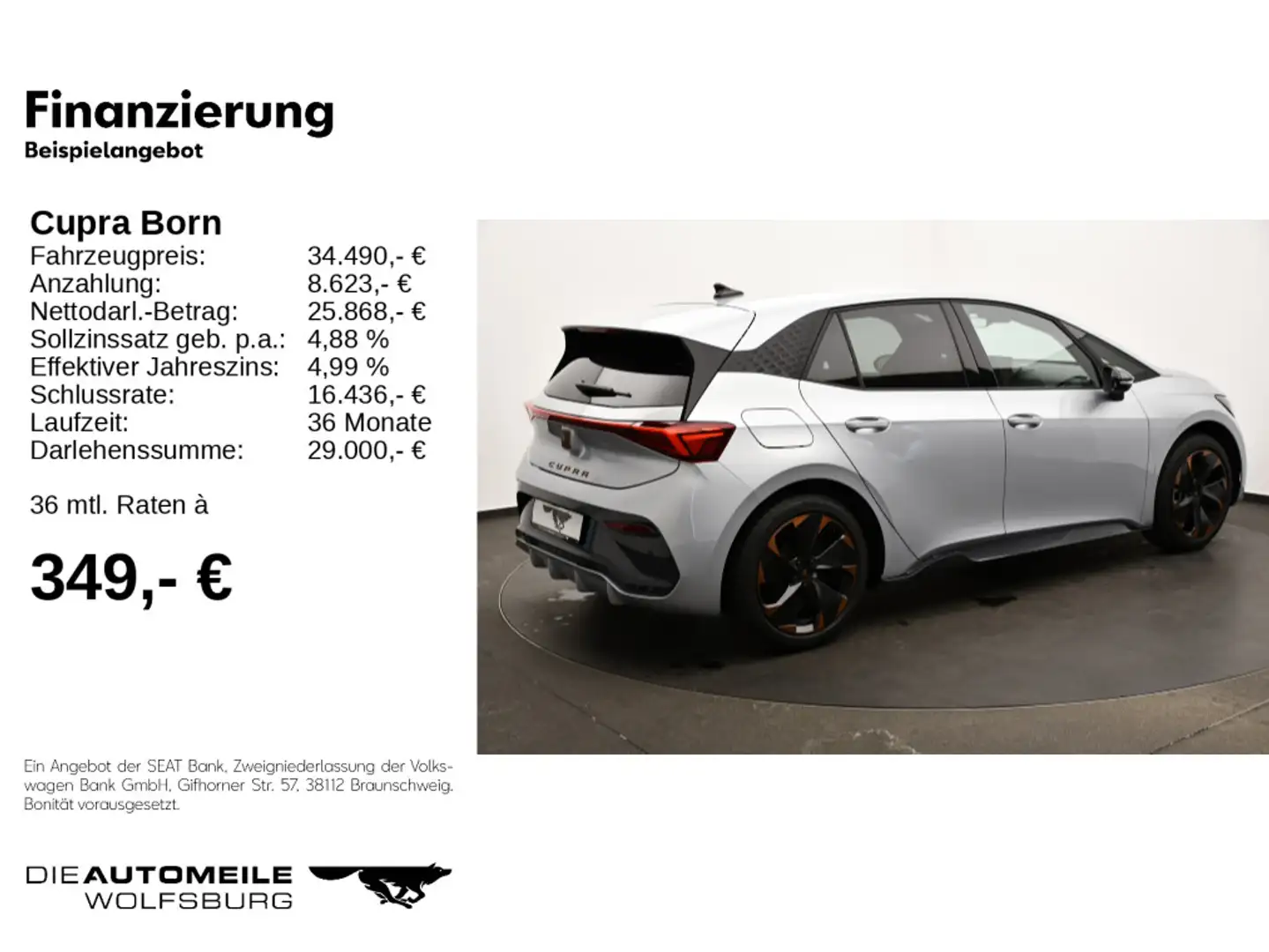 CUPRA Born Edition Dynamic Silber - 2