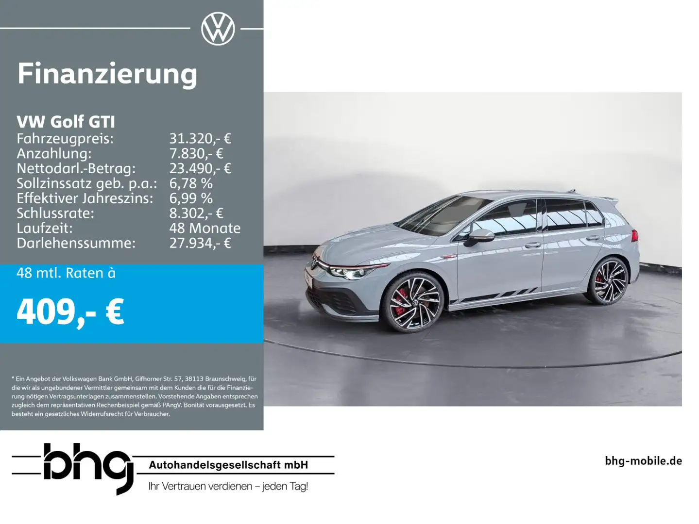 Volkswagen Golf GTI 2.0 TSI DSG CLUBSPORT *ACC*NAVI*MATRIX* Gris - 1