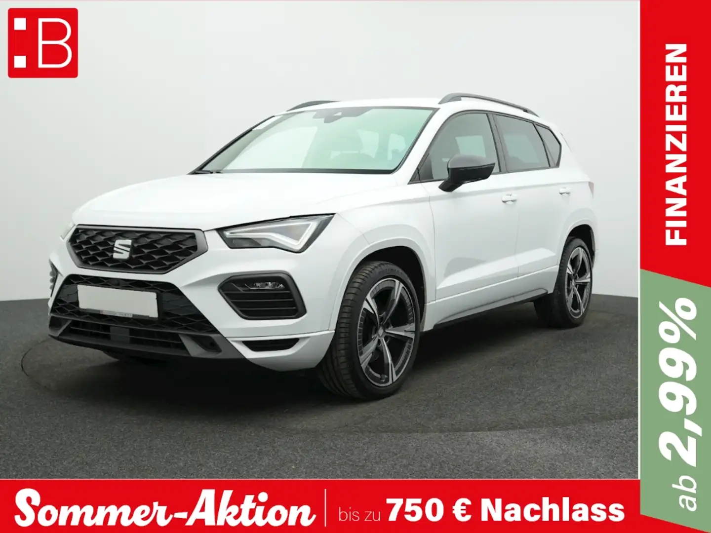 SEAT Ateca 1.5 TSI DSG FR NAVI LED KAMERA DCC ALU 19 Blanc - 1
