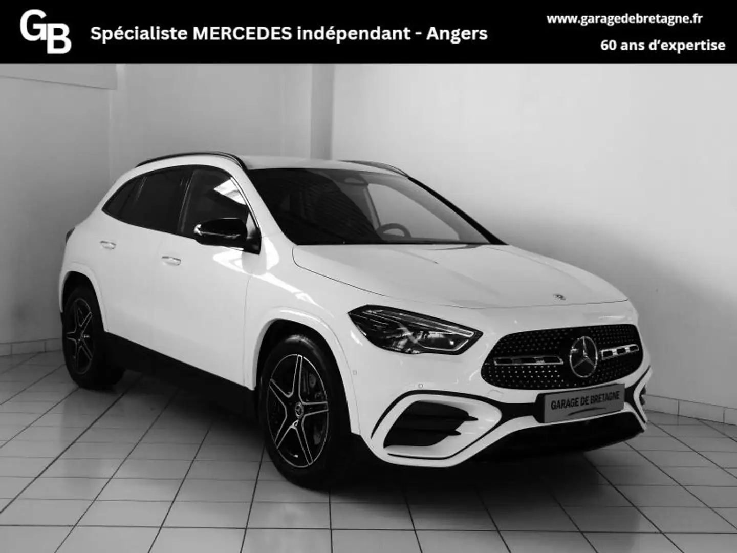 Mercedes-Benz GLA 200 200 163ch AMG Line 7G-DCT Blanc - 1