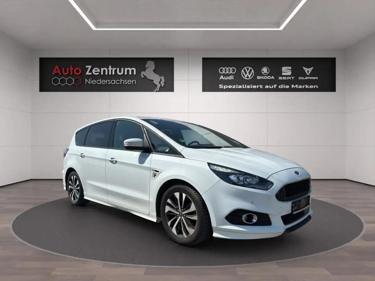 Ford S-Max 1.5 Eco Boost Start-Stopp ST-Line 7-Sitzer CarPlay Weiß - 1
