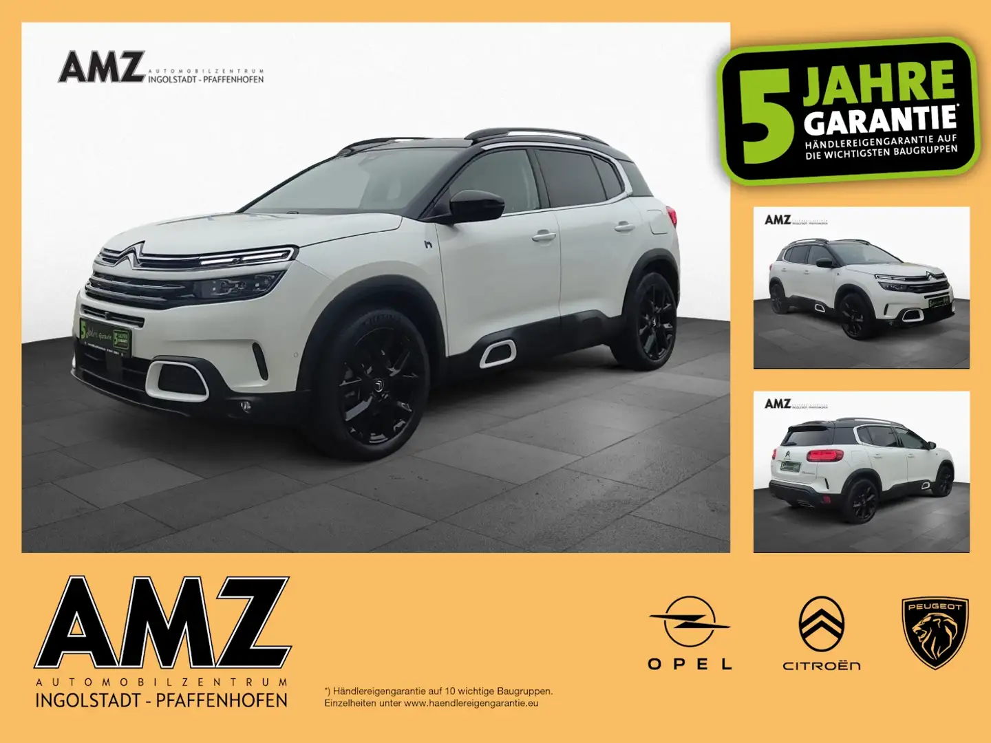 Citroen C5 Aircross 225 Shine Pack PANO ACC MATRIX AHK Weiß - 1