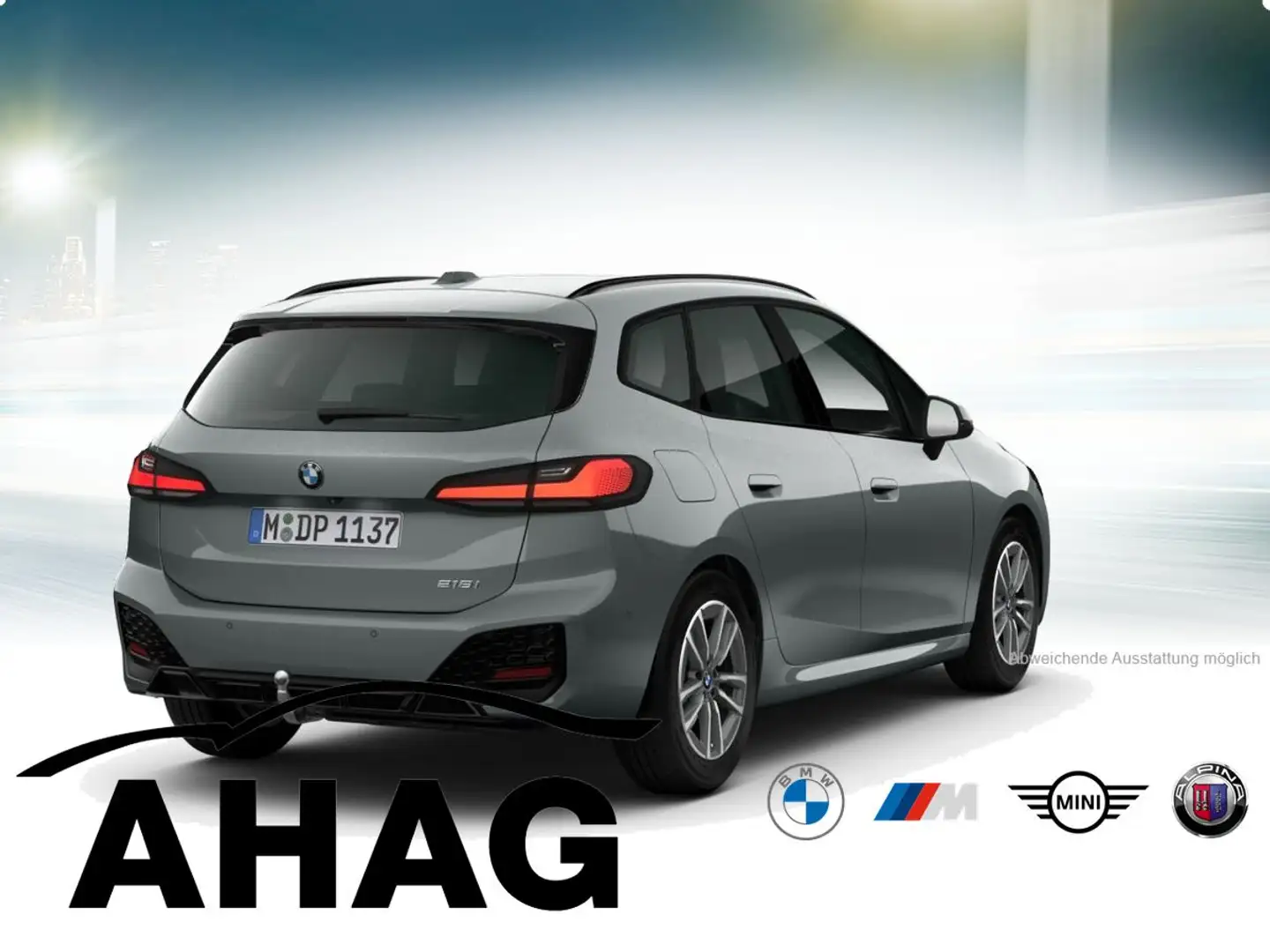 BMW 218 i Active Tourer Steptronic DCT M Sportpaket Grau - 2