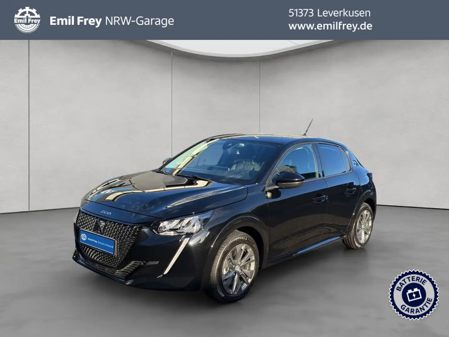 Peugeot 208 Elektromotor 136 Allure Pack NAVI+SHZ Schwarz - 1