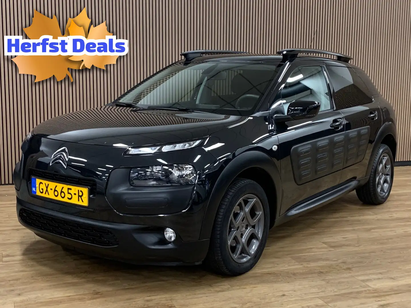 Citroen C4 Cactus 1.2 PureTech Shine|Navigatie|Camera|Climate Contro Zwart - 1