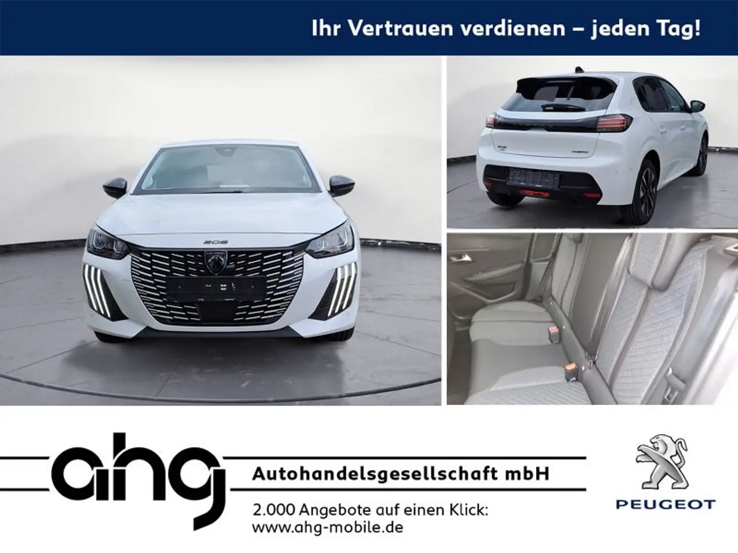 Peugeot 208 Allure HYBRID 100 e-DSC6 Sicht- & Navigation Bianco - 1