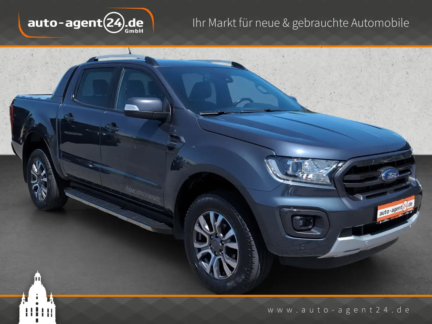 Ford Ranger Wildtrack 2.0 TDCi 4x4/el.Rollo/AHK/Schalt. Grau - 1