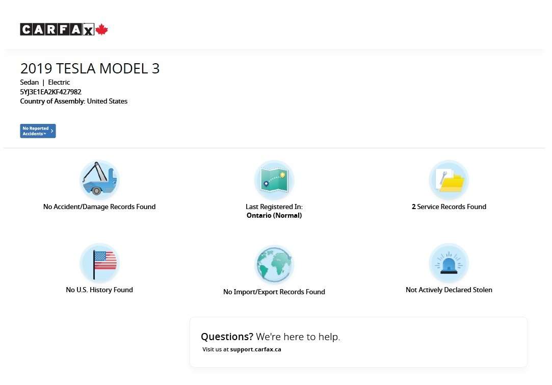 2019 Tesla Model 3 Standard Range Plus-386KM Range-81% Battery Life alt 3