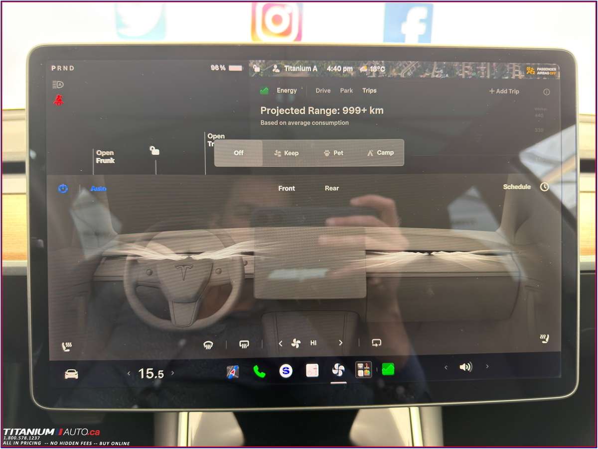 2019 Tesla Model 3 Standard Range Plus-386KM Range-81% Battery Life thumb 37