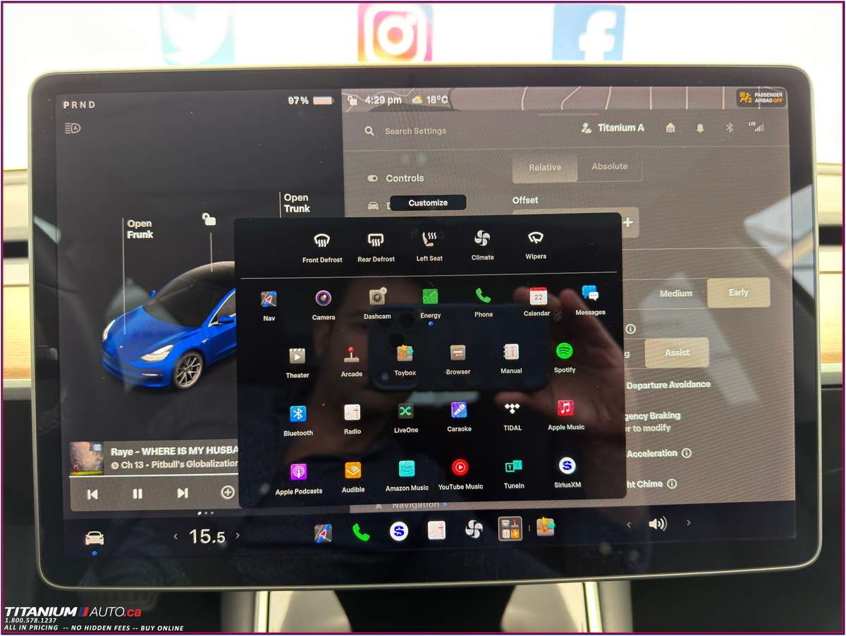 2019 Tesla Model 3 Standard Range Plus-386KM Range-81% Battery Life thumb 18
