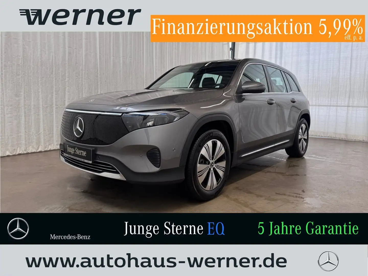 Mercedes-Benz EQB 300 4M PROG-ADV LED TOTWINKEL KAMERA 18" AFA Grau - 1
