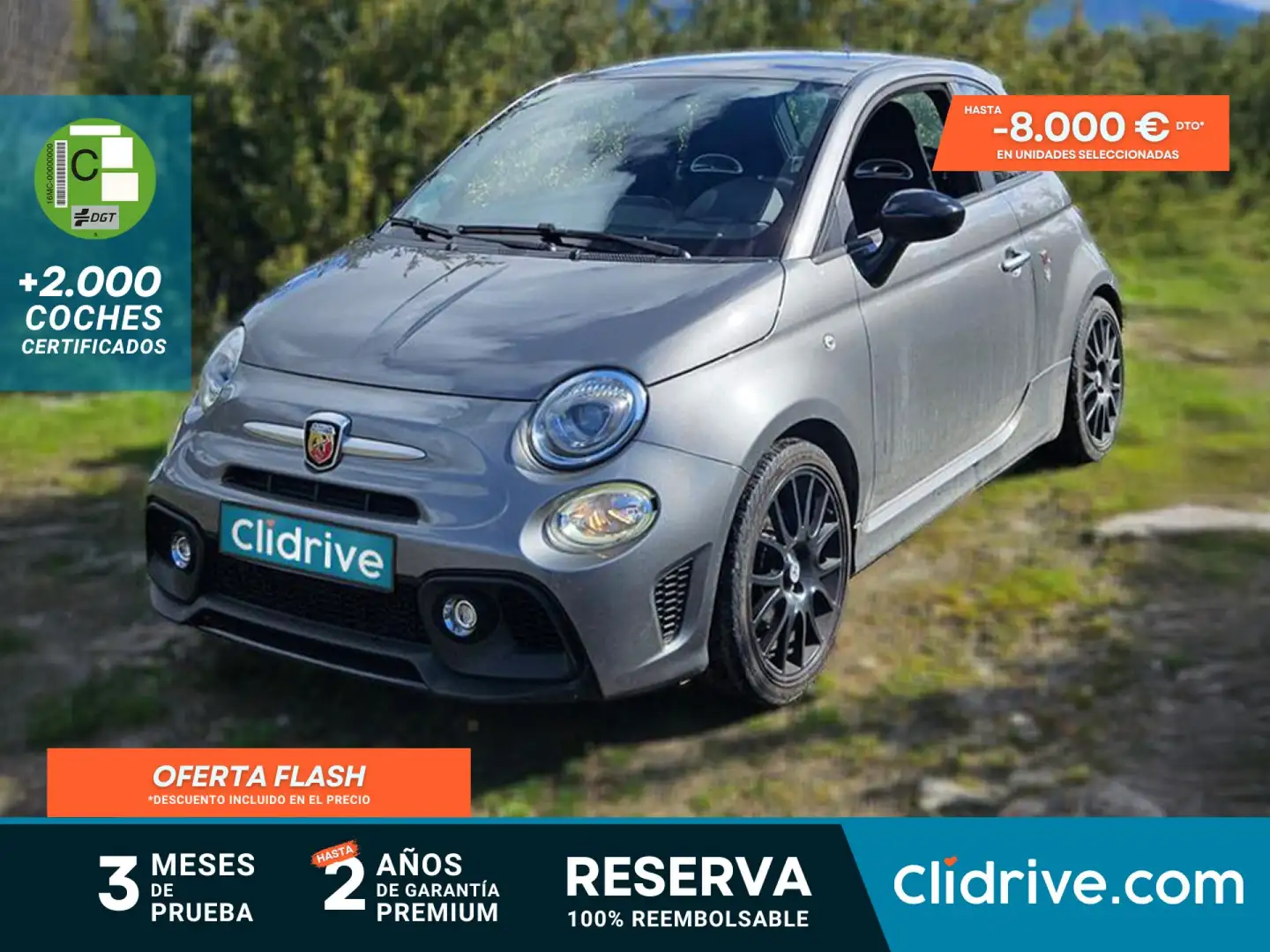 Abarth 500 1.4 16v T-Jet 595 118kW (160CV) Pista E6 Gris - 1