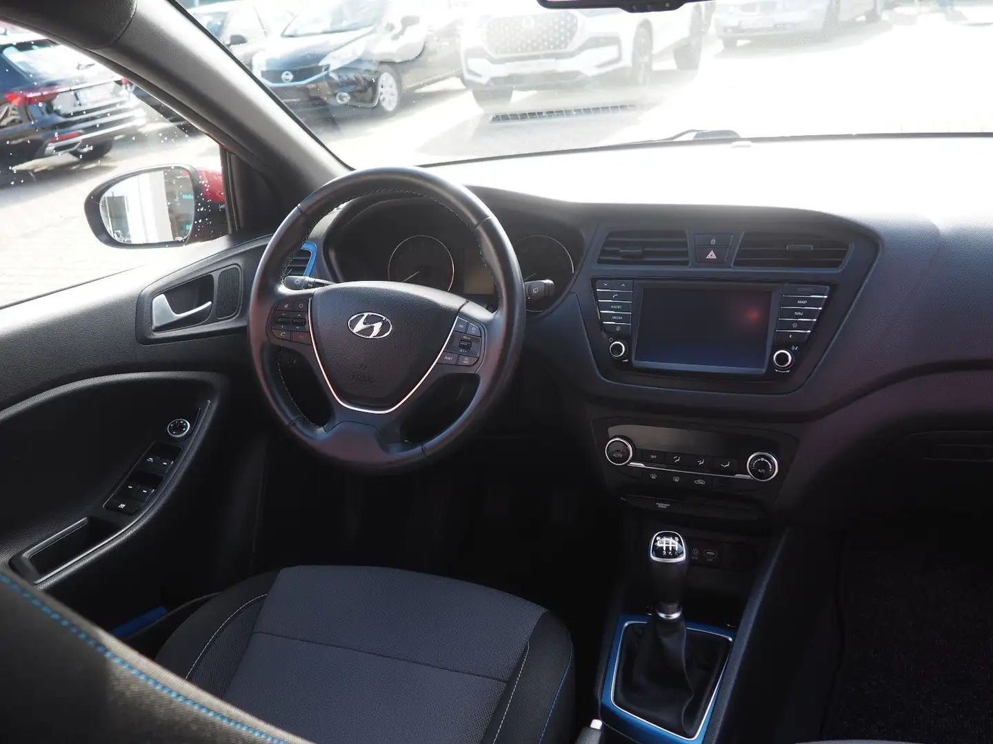 Hyundai i20 blue Passion Rouge - 2