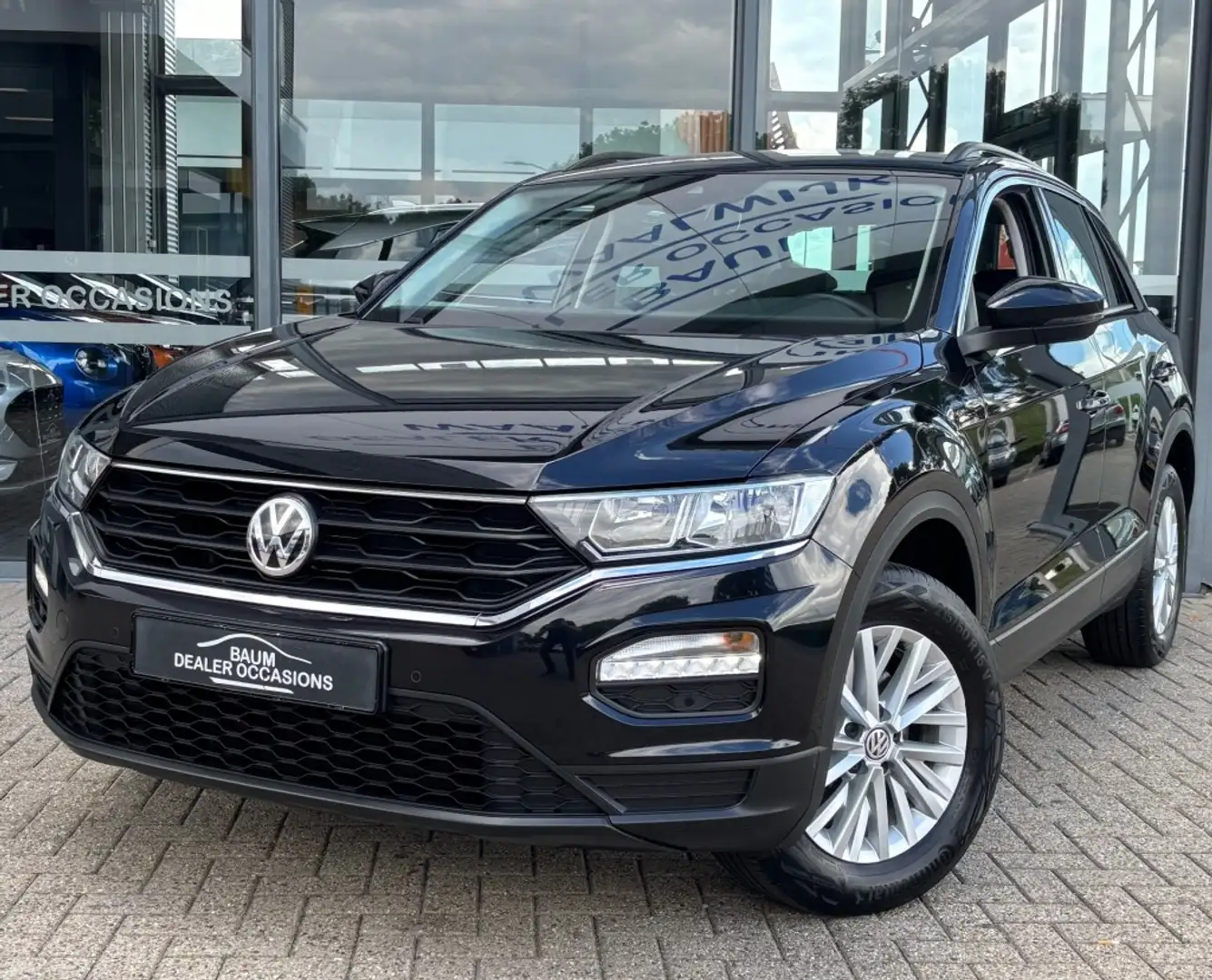 Volkswagen T-Roc 1.0 TSI 115PK STYLE AIRCO NAVI PDC FULLMAP NAVI. Noir - 1