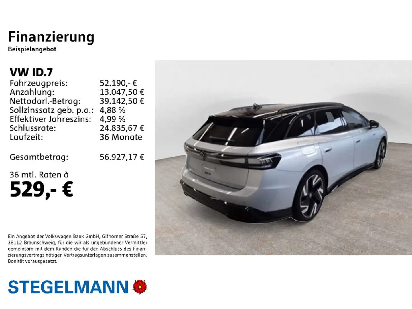 Volkswagen ID.7 Tourer GTX 4M 250kW/86kWh *Matrix-LED*DCC*H Argent - 2
