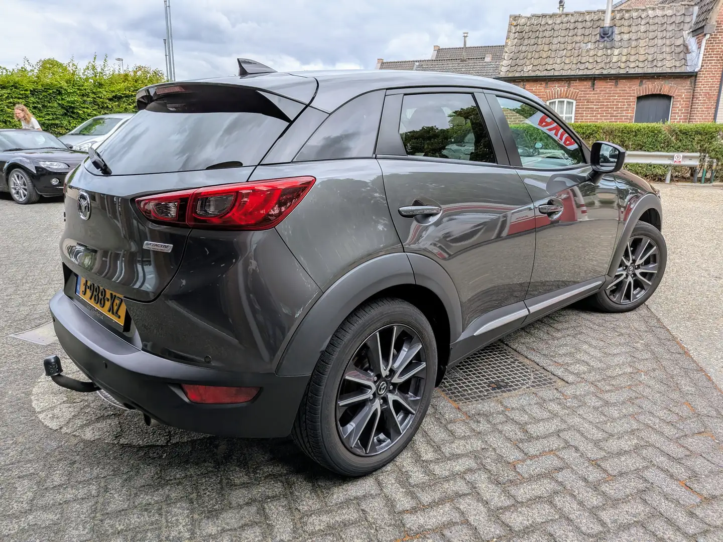 Mazda CX-3 2.0 SkyActiv-G 120 GT-M,trekhaak.1 jar garantie Grijs - 2