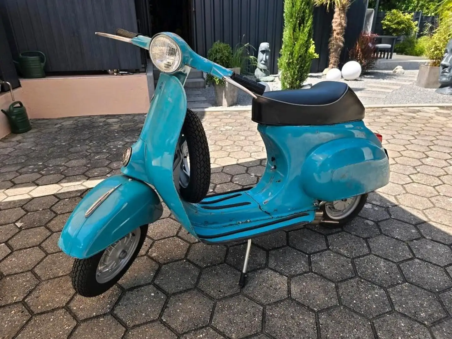 Vespa 50 V50 Rundlicht O-lack Orginallack Turchese Verde - 1