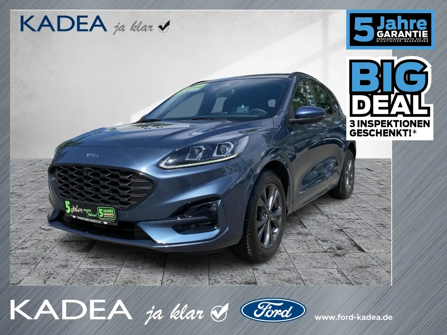 Ford Kuga 1.5 EcoBoost ST-Line X AHK*PANO*LED*ACC*HUD Blau - 1