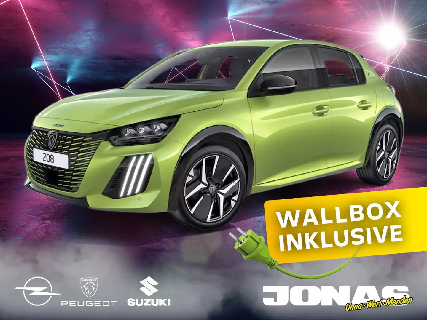 Peugeot 208 Peugeot E-208- Style 🎆🎇inkl. Wallbox✨🎉 Gelb - 1