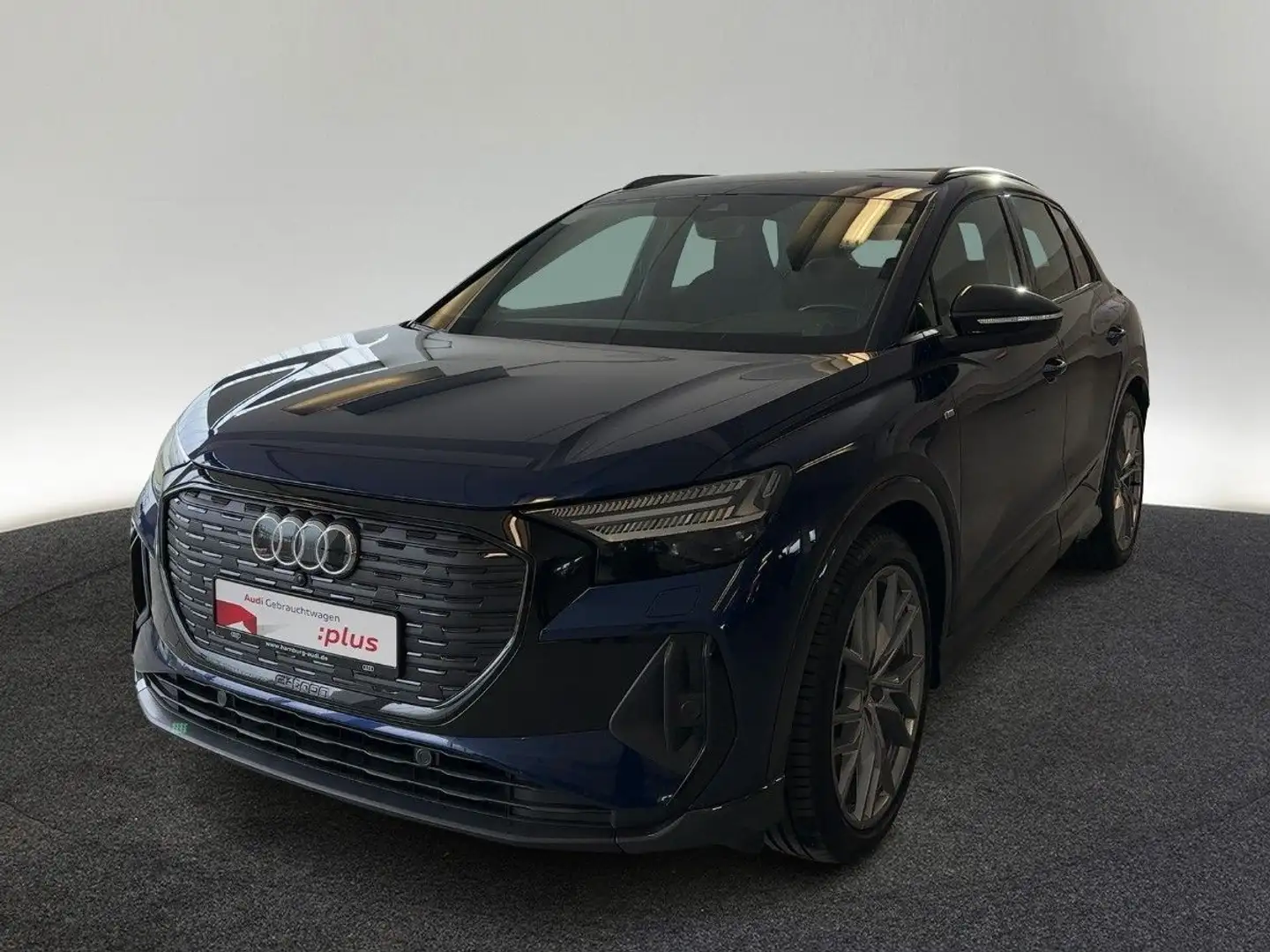 Audi Q4 e-tron Q4 40 e-tron S line Matrix ACC CarPlay Wärmep. Blauw - 2