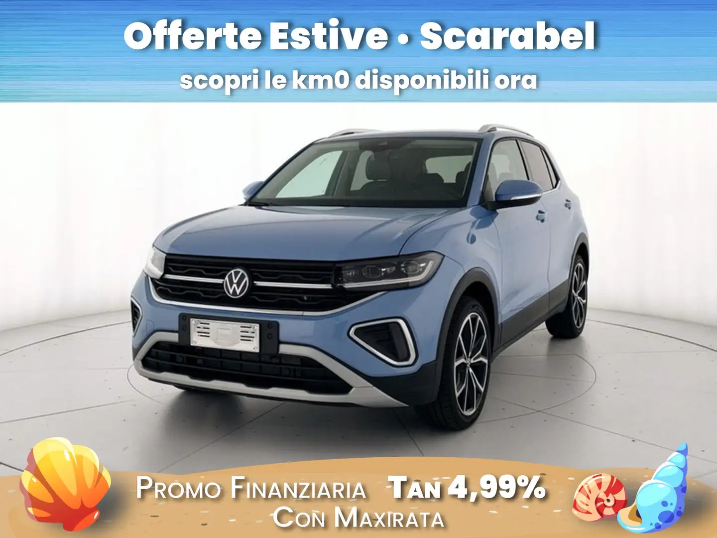 Volkswagen T-Cross 1.0 tsi style 115cv Azul - 1