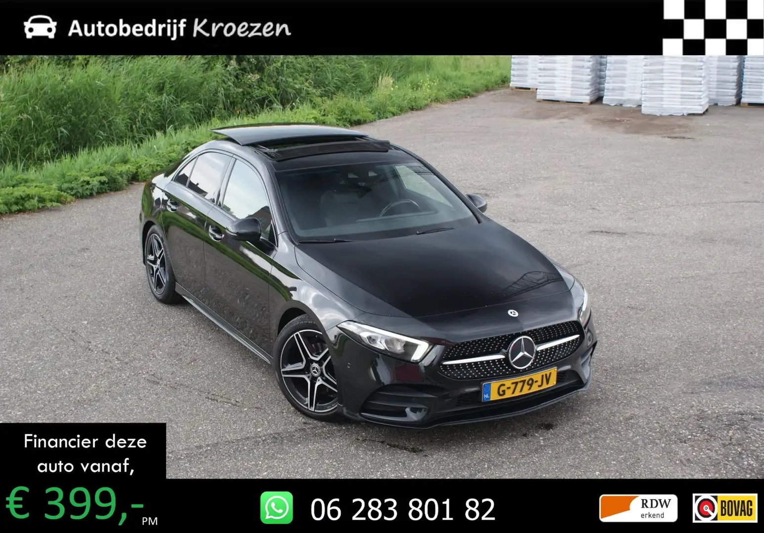 Mercedes-Benz A 180 Business Solution ///AMG pakket | Pano | Night Pak Negro - 1