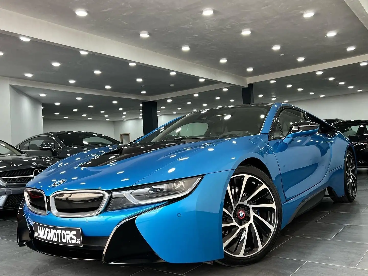 BMW i8 Protonic blue Edition Special interior Like New Blauw - 1