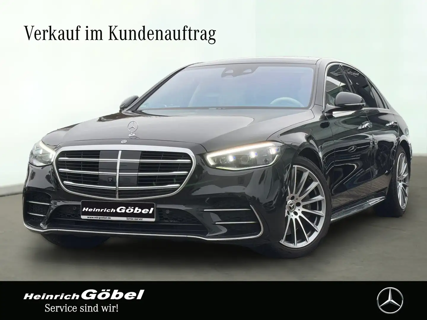 Mercedes-Benz S 400 d 4M AMG AUG-RE-HUD BUR-3D SH HAL PANO FAP Czarny - 1