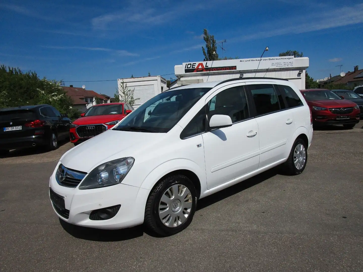 Opel Zafira B Design 1.6 CNG  *TÜV-NEU*7-Sitze*AHK Bianco - 2