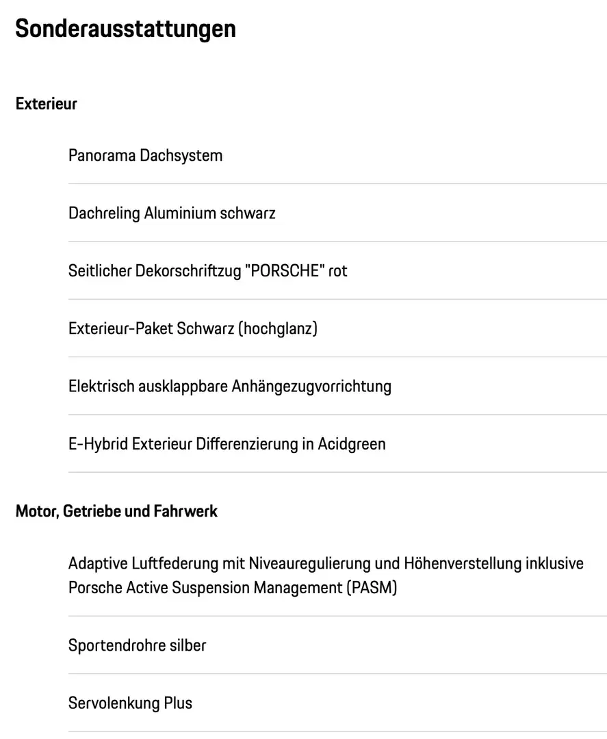 Porsche Cayenne Cayenne E-Hybrid Pan Luft Matrix AHV Bose ACC Weiß - 2