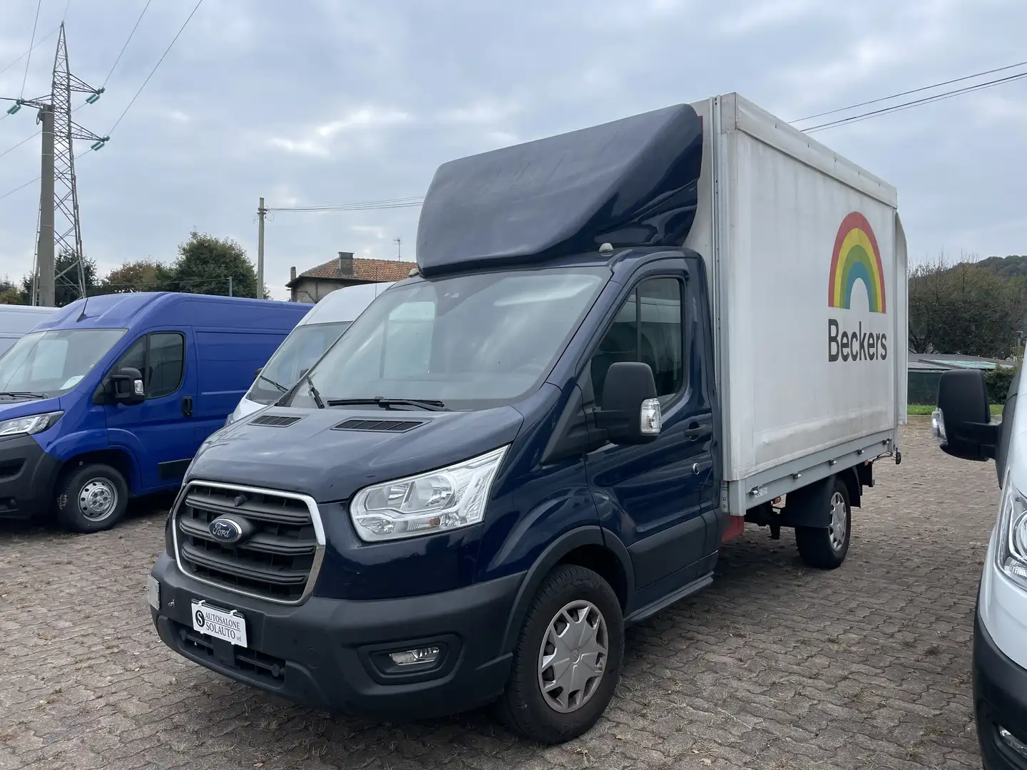 Ford Transit CABINATO 350 L2 TREND 2.0 ECO 130 CV TELONATO Blu/Azzurro - 1