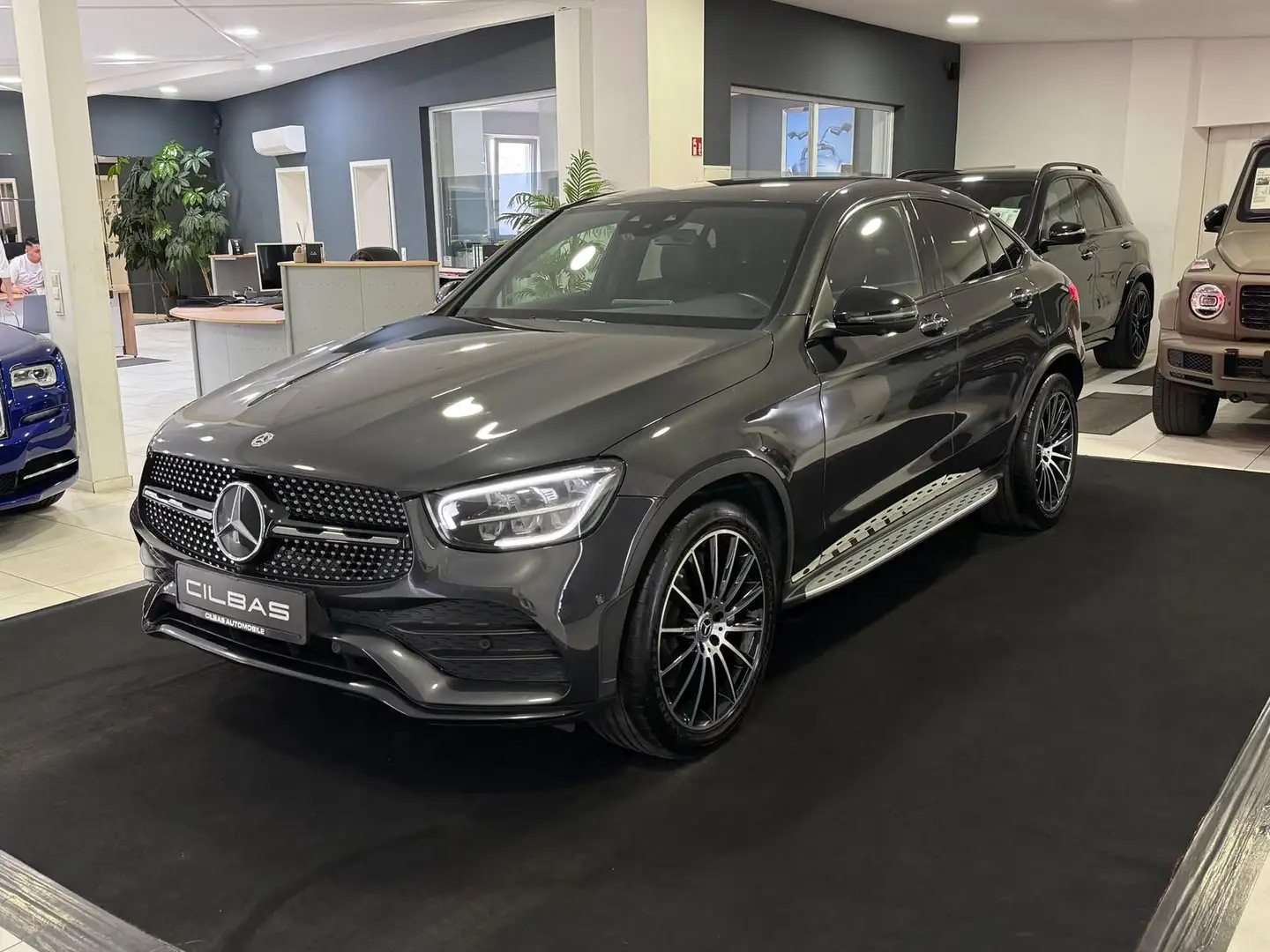 Mercedes-Benz GLC 300 d 4M Coupe AMG-Line *BURM*MEMO*DIGITAL-T Grau - 2