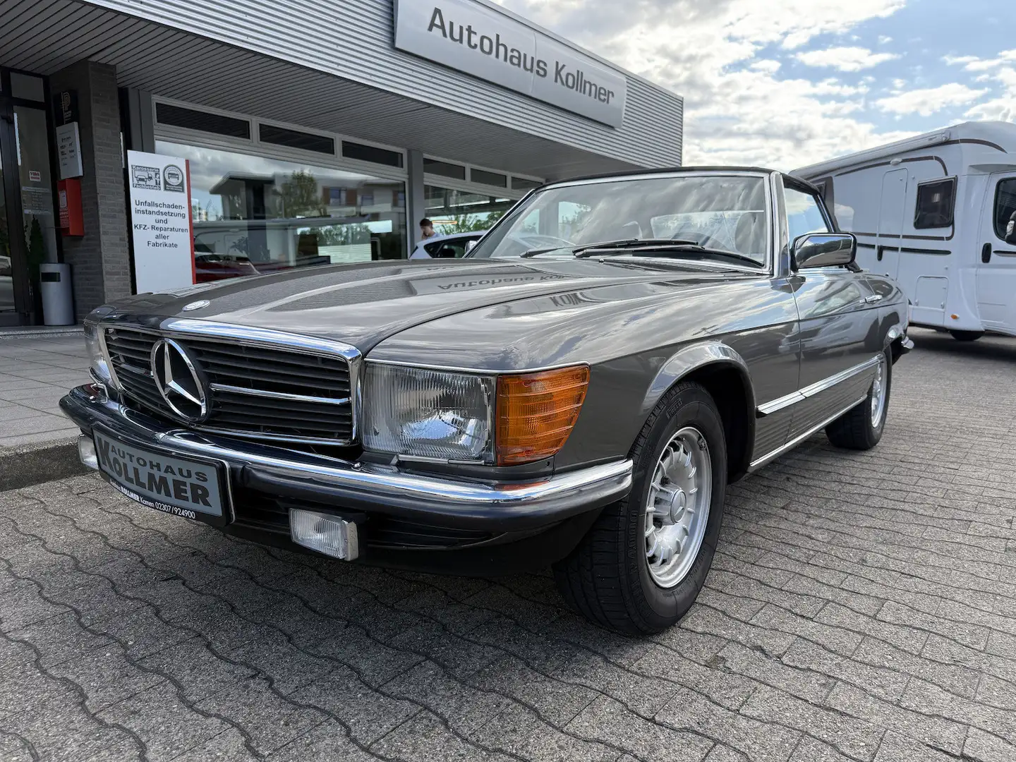Mercedes-Benz 380 SL Deutsches Fahrzeug*2. Hand Gris - 2